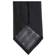 Knightsbridge Neckwear Diagonal Diamante Skinny Tie - Black/Silver