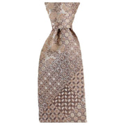 Knightsbridge Neckwear Multi Pattern Floral Tie - Beige