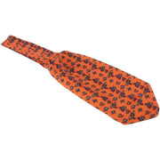 Knightsbridge Neckwear Paisley Silk Cravat - Orange