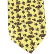 Knightsbridge Neckwear Paisley Silk Cravat - Yellow