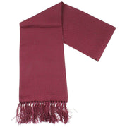 Knightsbridge Neckwear Pin Dot Dress Scarf - Burgundy