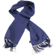 Knightsbridge Neckwear Plain Silk Scarf - Navy