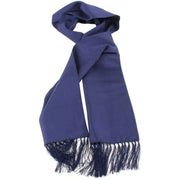 Knightsbridge Neckwear Plain Silk Scarf - Navy