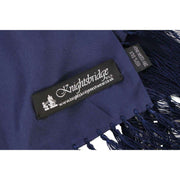 Knightsbridge Neckwear Plain Silk Scarf - Navy