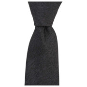 Knightsbridge Neckwear Plain Woven Tie - Charcoal