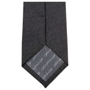 Knightsbridge Neckwear Plain Woven Tie - Charcoal