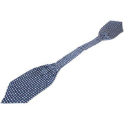 Knightsbridge Neckwear Polka Dot Silk Cravat - Blue/White