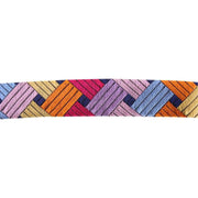 Knightsbridge Neckwear Rectangles Silk Bow Tie - Multi-colour