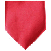 Knightsbridge Neckwear Regular Polyester Tie - Bright Red