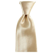 Knightsbridge Neckwear Regular Polyester Tie - Light Gold