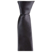 Knightsbridge Neckwear Slim Polyester Tie - Black