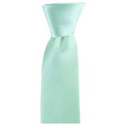 Knightsbridge Neckwear Slim Polyester Tie - Mint Green