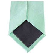 Knightsbridge Neckwear Slim Polyester Tie - Mint Green