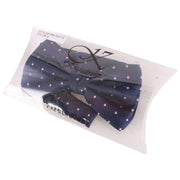 Knightsbridge Neckwear Spots Silk Bow Tie - Navy/Pink