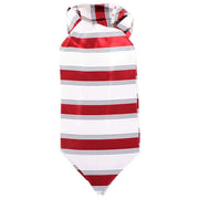 Knightsbridge Neckwear Striped Silk Cravat - Red/Cream