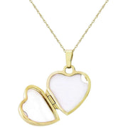 Mark Milton Diamond Heart Locket - Yellow Gold
