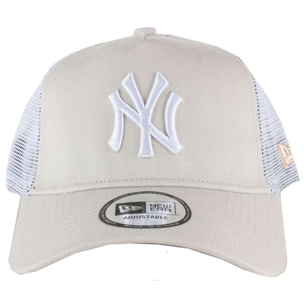 New Era 9Forty New York Yankees A Frame Trucker Cap - Stone Beige Male