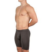 Obviously EliteMan Boxer Brief 9inch Leg - Titanium Grey