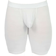 Obviously EliteMan Boxer Brief 9inch Leg - White