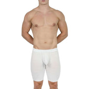 Obviously EliteMan Boxer Brief 9inch Leg - White