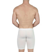 Obviously EliteMan Boxer Brief 9inch Leg - White