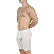 Obviously EliteMan Boxer Brief 9inch Leg - White