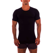 Obviously Essence Crew Neck Short Sleeve Undershirt - Black