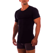 Obviously Essence Crew Neck Short Sleeve Undershirt - Black