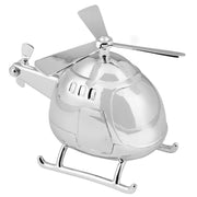 Orton West Helicopter Money Box - Silver