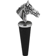 Orton West Horse Bottle Stopper - Silver/Black