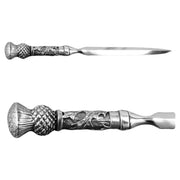 Orton West Thistle Letter Opener - Silver