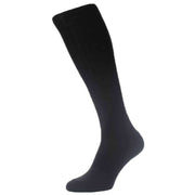 Pantherella Smithfield Merino Wool Over the Calf Socks - Black
