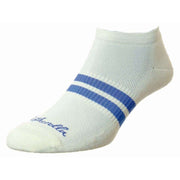 Pantherella Sprint Egyptian Cotton Sports Trainer Socks - Cream