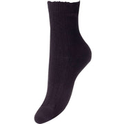 Pantherella Tabitha Rib Cashmere Socks - Black