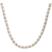 Pearls of the Orient Gratia Freshwater Pearl Rondelle Necklace - White
