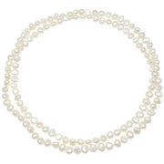 Pearls of the Orient Margarita Freshwater Pearl Loop Necklace - White