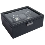 Stackers 8 Piece Watch Box - Black