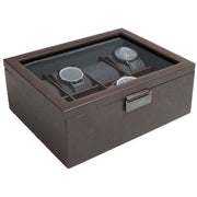 Stackers 8 Piece Watch Box - Brown