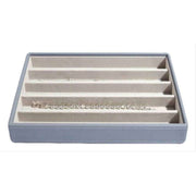 Stackers Classic Necklace Tray - Dusky Blue/Grey