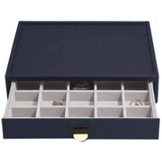 Stackers Classic Trinket Drawer - Pebble Navy