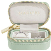 Stackers Petite Travel Jewellery Box - Sage Green