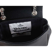 Vivienne Westwood Re-Vegan Small Purse with Chain Bag - Black