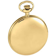 Woodford Double Full Hunter Skeleton Gold Plated Pocket Watch - Gold