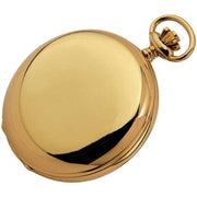 Woodford Full Hunter Gold Plated Pocket Watch - Gold