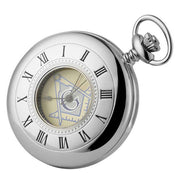 Woodford Masonic Albert Pocket Watch - Silver