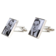 Zennor Morecambe and Wise Cufflinks - Black/Silver